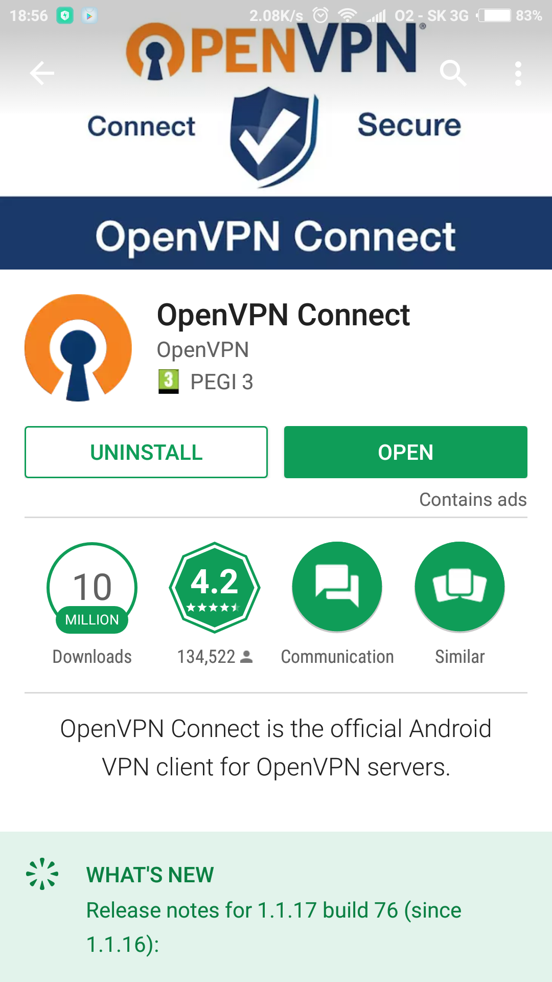 OpenVPN Client 2.6.7.1001 for ios instal